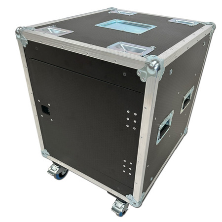 12u Shockmount Slide To Hide Rack Case Flightcase